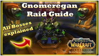 Gnomeregan Raid Guide all Bosses explained [WoW SoD]