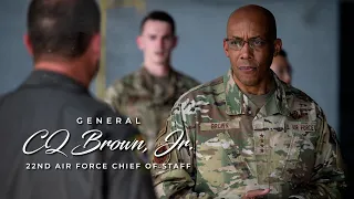 22nd Chief of Staff of the Air Force - General CQ Brown, Jr.