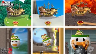 All New Super Mario Bros. Wii Airship Levels Recreated in Super Mario Maker 2 (Bowser Jr. Battles)