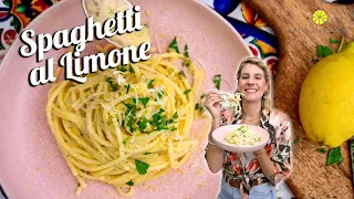 Spaghetti al Limone | schnelle Pasta mit Zitronensauce | Original aus Sizilien