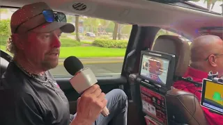 Toby Keith sings "Courtesy Of The Red, White, and Blue" While Doing Karaoke In An Uber