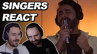 Singers React to Gabriel Henrique - Stand Up | Reaction