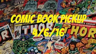 Comic Book Pickup 4/6/16
