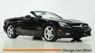 Chicago Cars Direct Presents a 2011 Mercedes-Benz SL550 Roadster. Black/Black. - #164674