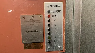 1950s Schindler elevator @Vienne, France