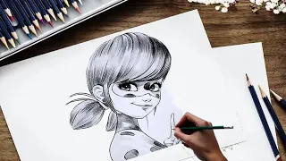 Miraculous Ladybug Drawing|| How to draw|| Pencil Sketch