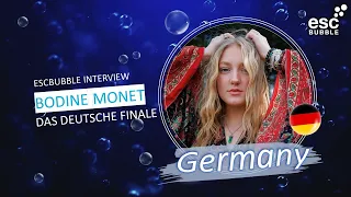 Bodine Monet - Tears Like Rain / Das Deutsche Finale 2024 / Eurovision Germany / Interview