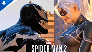 Spider-Man 2 PS5 Venom Gameplay - Marvel's Venom Meets Black Cat