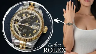 Restoration of a Ladies Rolex Datejust incl. Jubilee Bracelet Stretch Repair