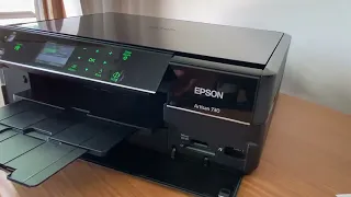 Epson Artisan 730 All-In-One Injet Printer WiFi & Ink Set - Low Count-Demo Video