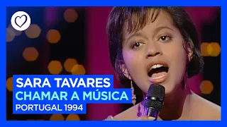 Sara Tavares - Chamar A Música - Portugal 🇵🇹 - Grand Final - Eurovision 1994