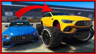 GTA 5 Roleplay - I BUILT CUSTOM OFFROAD MERCEDES & TROLLED COPS | RedlineRP