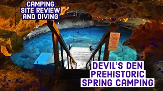 Devil's Den Prehistoric Spring - Scuba Diving and Campsite review