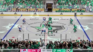 Colorado Avalanche vs Dallas Stars Game 1 Round 2 Playoffs NHL 24 Gameplay