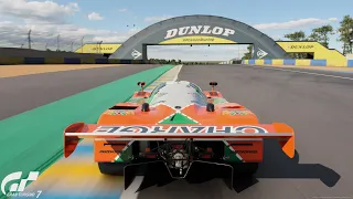 Gran Turismo 7 | Mazda 787B 1991 - Circuit de Sarthe Le Mans 24 Hour No Chicane [4K PS5]