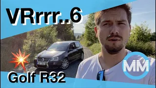 TEST - Volkswagen Golf R32 - VRRROOM!! VR6 MODLA, UNIKÁTNÍ CHARAKTER - CZ/SK
