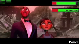 spies in disguise (2019) final battle with healthbars 1/3