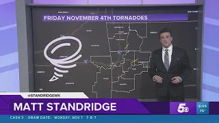 Latest confirmed tornado tracks across Arkansas and Oklahoma | Nov 4 Storms (Mon Update)