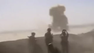 ISIS Suicide Bomber Taken Out by Missile [CAUGHT ON TAPE]