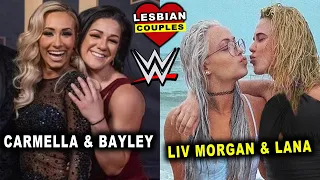 5 Lesbian WWE Couples - Lana & Liv Morgan, Bayley & Carmella