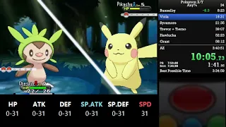 Pokemon X Any% in 3:39:29 (Current World Record)