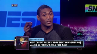 Jordan vs Kobe vs LeBron: Toughest Player To Guard? Metta answers..