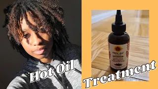 Hot Oil Treatment on Dry Locs | Colored Locs | DIY | Loc Maintainance