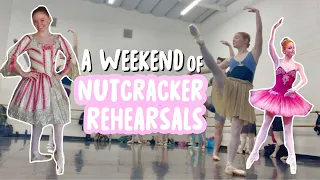 a weekend of NUTCRACKER REHEARSALS!