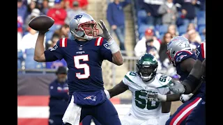 Brian Hoyer - All Completed Passes - NFL 2021 Week 7 - New England Patriots vs New York Jets