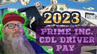 Prime Inc. 2023 CDL Driver Pay