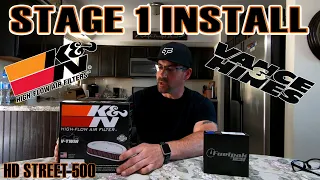 K&N Air Filter & V&H FP3 Install