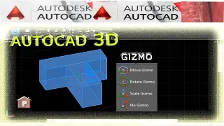 AutoCAD 3D. Mover, rotar y escalar en AutoCAD 3D