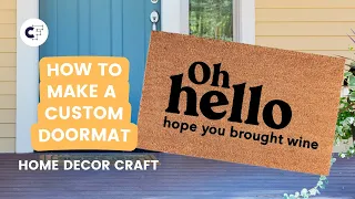 How to Make a Custom Doormat