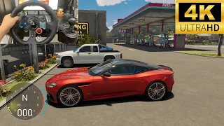 (4K) Aston Martin DBS 2022  | The crew motorfest gameplay | steering wheel | Ubisoft