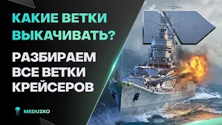 КАКИЕ КРЕЙСЕРЫ КАЧАТЬ В 2024? ● ОБЗОР ВСЕХ ВЕТОК