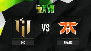 IHC vs. fnatic - Map 1 [Inferno] - ESL Pro League Season 17 - Group A