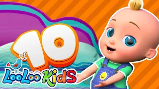 There Were Ten In The Bed | Nursery Rhymes and Children Songs! | LooLoo Kids Compilations!
