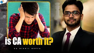 Is It Possible To Clear CA With A Full Time Job | CA Nikhil Gupta | Josh Talks