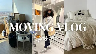 MOVING VLOG PT 1 | APARTMENT FURNITURE SHOPPING AT IKEA, TARGET, + HAUL | CHICAGO LUXURY HIGH RISE