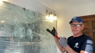 Large mirror removal - safely