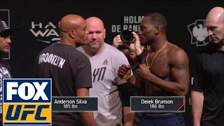 Anderson Silva vs. Derek Brunson | Weigh-In | UFC ON FOX