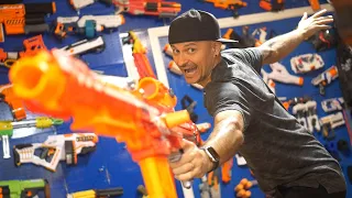 NERF 360 NO SCOPE CHALLENGE!