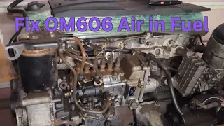 How to get rid of air leaks on your OM606