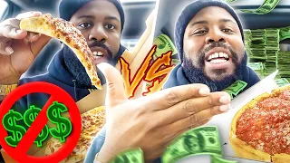 CHEAPEST PIZZA VS MOST EXPENSIVE