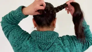 Summer hairstyle for everyday | New summer bun hairstyle | Bun hairstyle for everyday | #hairstyles