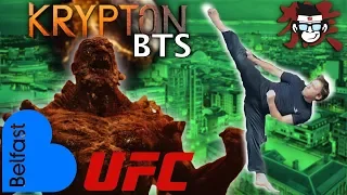 BELFAST VLOG PART 1 - Martial arts Tricking, Krypton behind the scenes Stunts and UFC