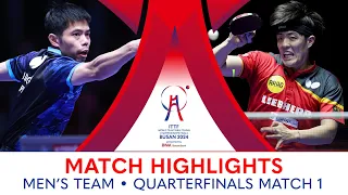 Dang Qiu (GER) vs Chuang Chih Yuan (TPE) | MT QF - Match 1 | #ITTFWorlds2024