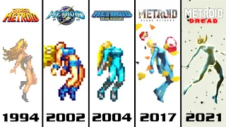Evolution of Samus Aran's Death in Metroid Games