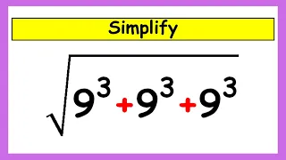 🔴Square Root Math Simplification | Quick Trick‼️