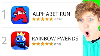 MOST INSANE GAMES EVER! (ALPHABET LORE APP, HILARIOUS RAINBOW FRIENDS, POPPY CHAPTER 3, & MORE!)